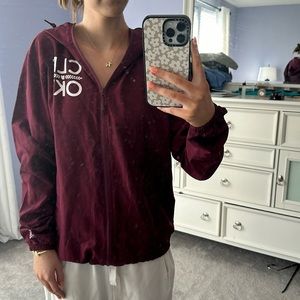 Red Cleveland company wind breaker small